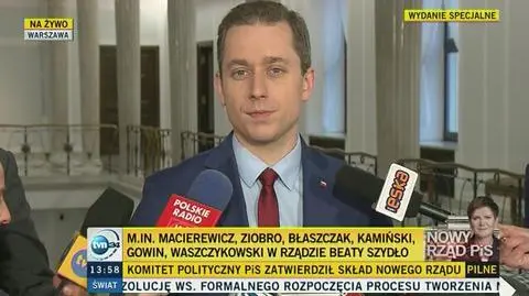 Cezary Tomczyk o składzie nowego rządu PiS