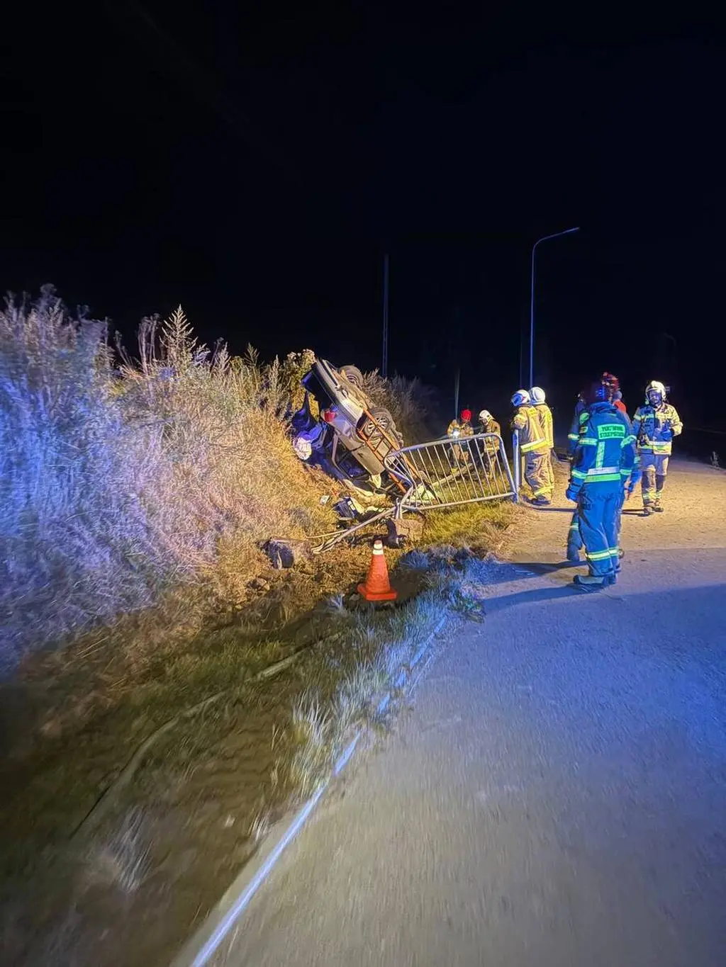 Samochód dachował w Tylmanowej