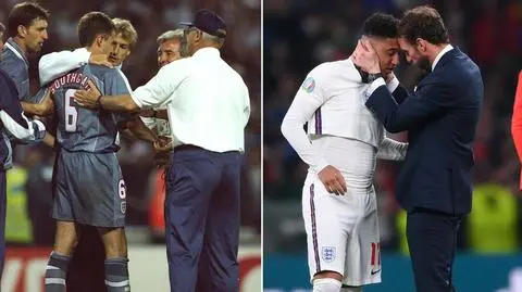 Southgate nie zerwał z klątwą. 25 lat temu to jego pocieszali koledzy