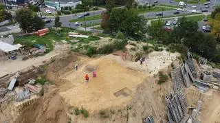 The bunker has been already buried as it collided with the construction of the apartment house 