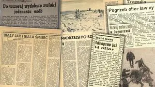 Nagłówki gazet po tragedii