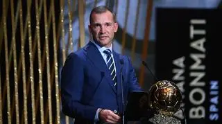 Andrij Szewczenko na gali Złotej Piłki