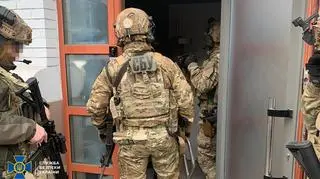 Funkcjonariusze SBU w akcji. Zdjęcie ilustracyjne 
