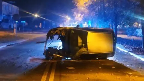 Wypadek na ulicy Lubelskiej w Puławach 