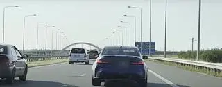 Policja chce ukarania kierowcy bmw z autostrady A1
