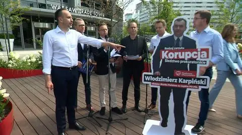 Konferencja PO zakłócona przez polityków PiS i Solidarnej Polski