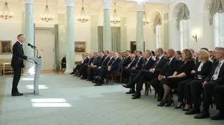 Prezydent Andrzej Duda spotkał się z ambasadorami RP biorącymi udział w dorocznej naradzie organizowanej przez MSZ.
