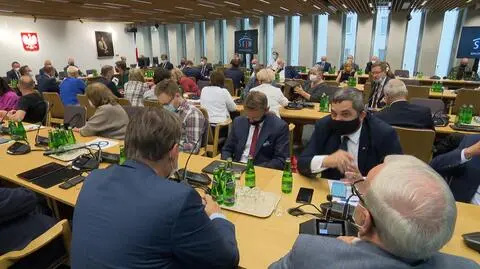 Sejmowa komisja rozpatrywała wniosek w sprawie uchylenia immunitetu Mariana Banasia (materiał archiwalny z sierpnia 2021 roku)
