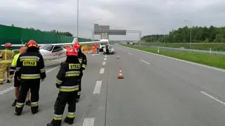 Awionetka lądowała na autostradzie A1