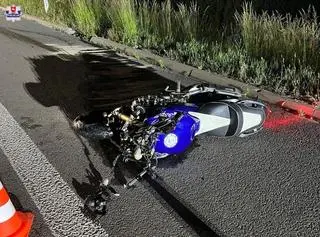 W wypadku zginął motocyklista 