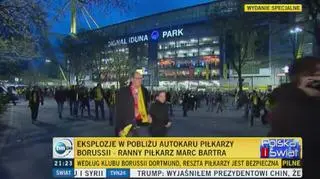 Wojciech Hernes o eksplozjach przy autokarze Borussii Dortmund
