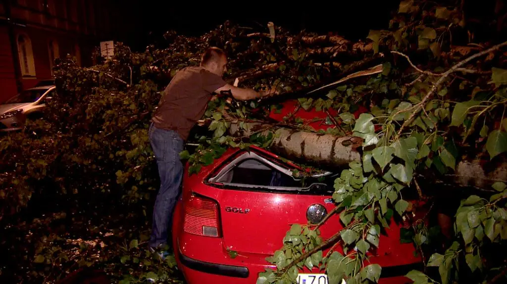 Gwałtowna burza we Wrocławiu