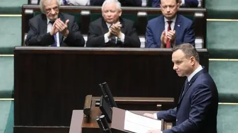 Prezydent Duda wygłosił orędzie przed Zgromadzeniem Narodowym