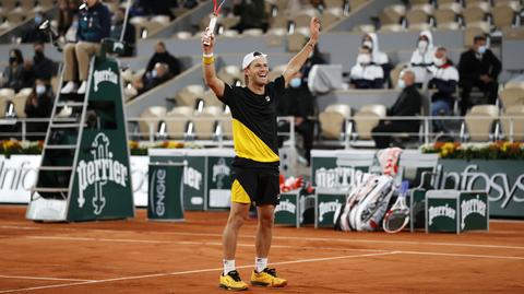 Walczyli ponad pięć godzin. Schwartzman wyeliminował jednego z faworytów