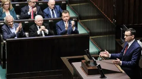 Morawiecki wnioskuje o odrzucenie wotum nieufności wobec Kamińskiego