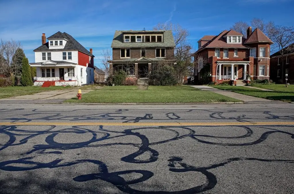 Opuszczone domy w Detroit