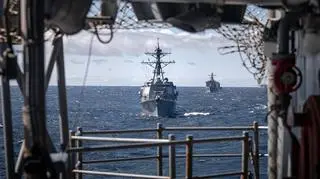 Niszczyciel rakietowy USS Gravely na Bałtyku. Zdjęcie z 2022 roku
