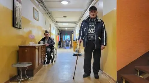 Mieszkańcy schroniska dla bezdomnych mężczyzn w Sanoku 