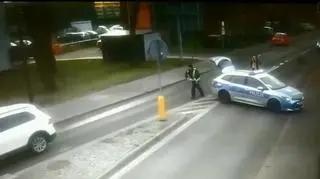 Potrącenie rowerzysty w Gliwicach