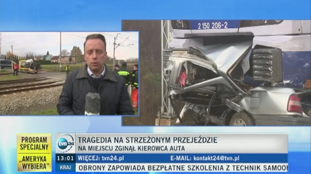 Tragedia na przejeździe