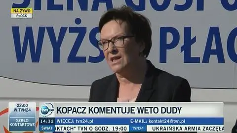 Kopacz: o władzy marzą ci którzy chcą nam urządzać życie po swojemu