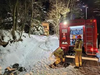 Tragiczny pożar w Kleczanowie (woj. świętokrzyskie)