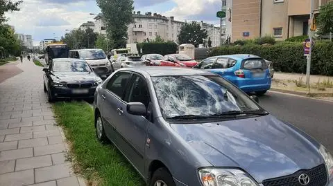 Potrącenie pieszej na Gocławiu