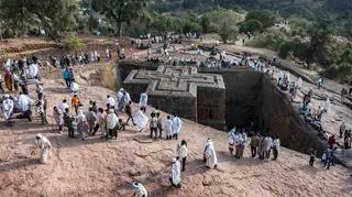Lalibela znajduje się na liście światowego dziedzictwa kulturalnego UNESCO