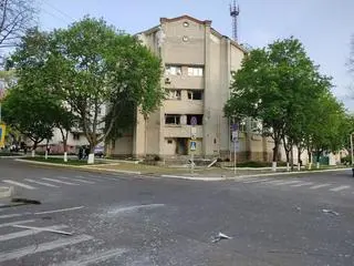 Ostrzelany budynek "ministerstwa bezpieczeństwa państwowego" w Tyraspolu 