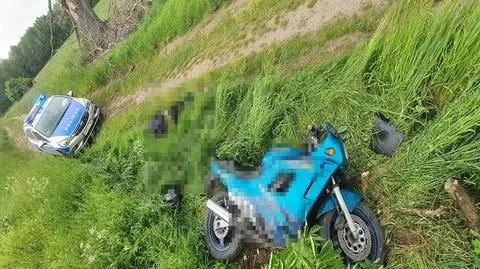 Uciekał przed policją, zatrzymał go głaz