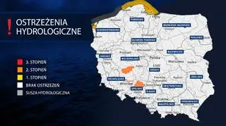 Ostrzeżenia hydrologiczne IMGW