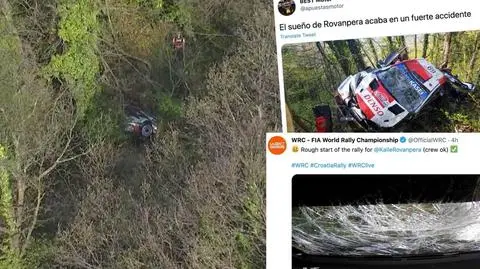 Lider mistrzostw świata wypadł z trasy. Szybki koniec rajdu