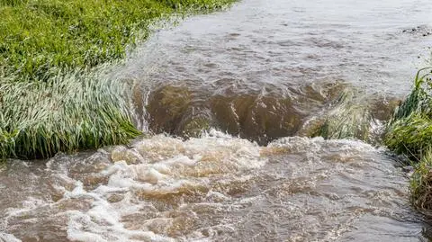 Wysoki poziom wody w rzekach. Alarmy hydrologiczne drugiego stopnia