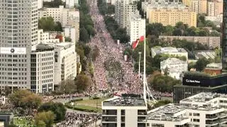 Marsz Miliona Serc na zdjęciach z drona 