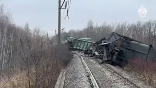 Wykolejenie pociągu w obwodzie riazańskim 