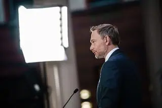 Przewodniczący partii FDP Christian Lindner