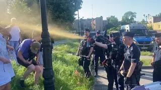 Inowrocław. Policja użyła gazu wobec protestujących