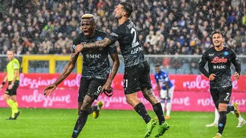 Gole, obroniony karny i czerwona kartka. Napoli wygrało z Sampdorią
