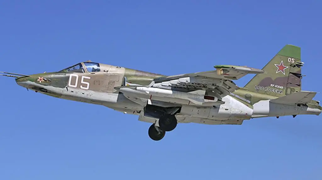 Rosyjski samolot Su-25