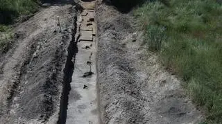 Wykop archeologiczny przy ulicy Jachtowej w Rewie