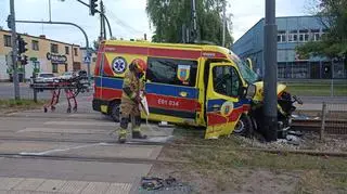 Cztery osoby zostały ranne. Wszystkie zabrano do szpitali 