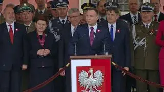 Fragment wystąpienia prezydenta Andrzeja Dudy o konstytucji