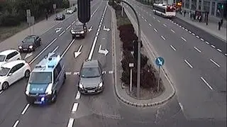 Police escort of a suffocating 5-year-old boy