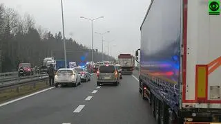 Samochody zderzyły się na drodze S7