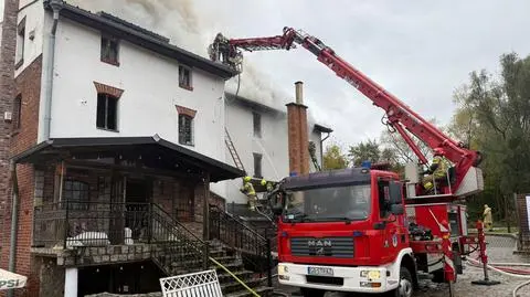 Spłonęła restauracja w Bytowie