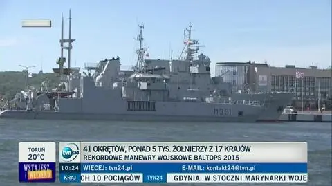 Manewry Baltops 2015 odbędą się na Bałtyku