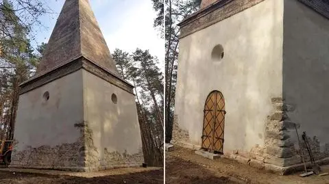 Elewacja została w znaczniej mierze otynkowana 