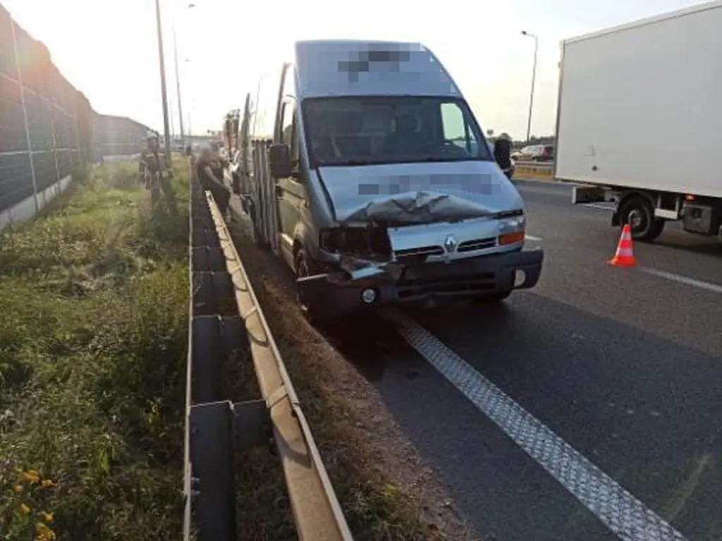 Zderzenie na A2