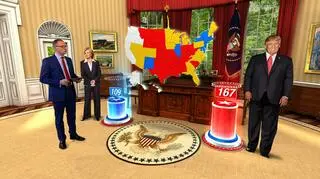 Trump nadal prowadzi. Wygrywa w kolejnych stanach