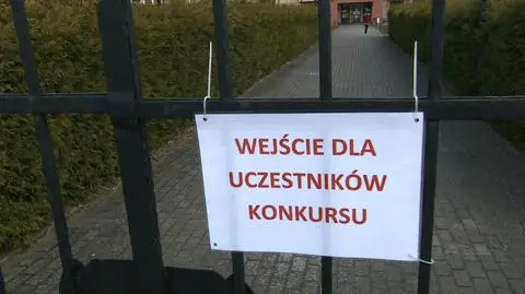 Konkurs dla 175 uczniów w trybie stacjonarnym. "Szanse zakażenia prawie równe zeru"